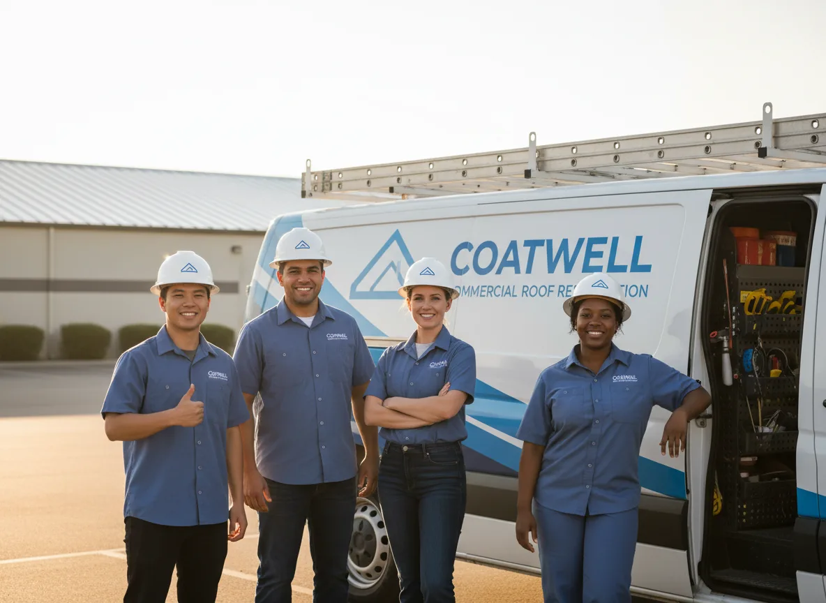 Commercial roof coating company in Silverlake, WA